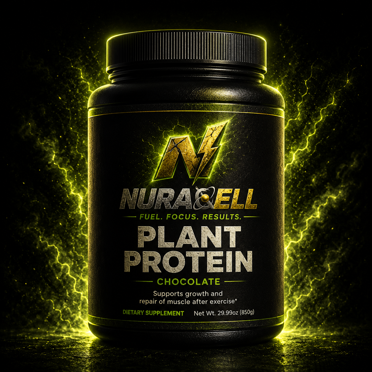 Nuracell plant protein container